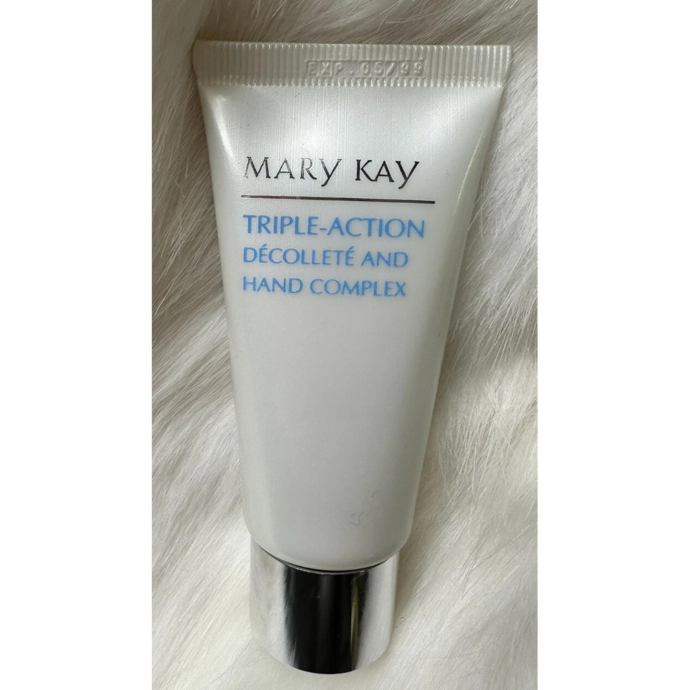 5 Pack! Vintage MARY KAY TRIPLE Lotion DÉCOLLETÉ & HAND Cream Moisturizer Satin